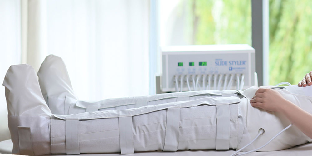 Lufttrykks massasje for muskelspenninger og stress